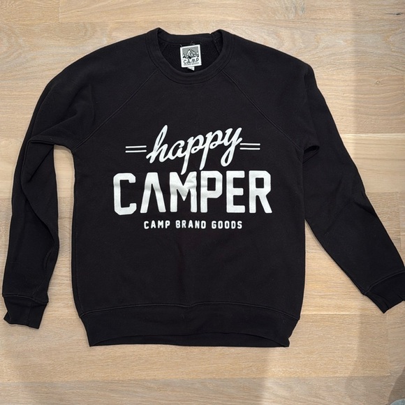 Camp Brand Goods: Happy Camper Crew Neck - Picture 1 of 1